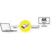 Vertė VALUE C tipo USB ekrano adapteris – DisplayPort v1.2