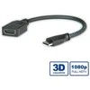 VALUE HDMI High Speed Kabelis mit Ethernet HDMI BU - Mini HDMI ST 0,15m