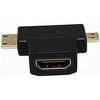 Value AV vertė HDMI Micro – HDMI Mini – HDMI adapteris juodas (12.99.3166)