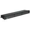 VALUE Kat.5e Class D 48.26cm 19Zoll-Patchpanel 24P geschirmt juodas