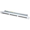 VALUE Kat.5e Class D 48.26cm 19Zoll-Patchpanel 24P geschirmt grau