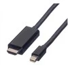 VALUE Mini DisplayPort Kabelis, Mini DP-UHDTV, ST/ST, juodas, 3 m