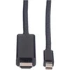 VALUE Mini DisplayPort Kabelis, Mini DP-UHDTV, ST/ST, juodas, 3 m