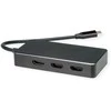VALUE Multi-Ekranas Adapteris USB Typ C - 3x HDMI, Multi-Stream 4K