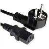 VALUE Netzkabel, gerade IEC-Buchse, juodas, 3 m
