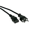 VALUE Netzkabel T12 auf C13, juodas, 3 m