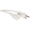 Kabelis zasilający Value PowCable IEC Conn balta (19.99.1223-50)