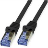 Triton VALUE Outdoor Komutacinis kabelis Cat 6A (EA klasė) S/FTP (PiMF), tvirtas kabelis, LSOH, juodas, 30 m