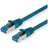 VALUE Patchkabel Cat.6A (Class EA) S/FTP (PiMF), LSOH, blau, 0,15 m