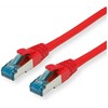 VALUE Patchkabel Cat.6A (Class EA) S/FTP (PiMF), LSOH, raudona, 0,15 m