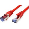 VALUE Patchkabel Cat.6A (Class EA) S/FTP (PiMF), LSOH, raudona, 0,15 m