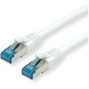 VALUE Patchkabel Cat.6A (Class EA) S/FTP (PiMF), LSOH, wei, 0,15 m