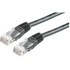 VALUE Kabelis krosowy PatchCord UTP Kat.6 0.5m juoda