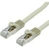 VALUE S/FTP-Kabelis Kat.7mit RJ-45 Steckern 500mHz / Class EA grau 1m