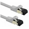 VALUE S/FTP-(PiMF-) Patchkabel Cat.8 (Class I), LSOH, Litzendraht, wei, 3 m
