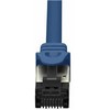 VALUE S/FTP-(PiMF-) Patchkabel Cat.8 (Class I), LSOH, Litzendraht, blau, 1 m