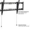 Vertė Laikiklis sieninis televizorius VALUE, atstumas nuo sienos 47 mm, pakreipiamas, pirmad. 228,6 cm/90, pirmad. 75 kg, juoda
