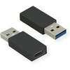USB adapteris Value USB-C - USB Juodas (12.99.2998)