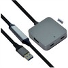 USB HUB Value VALUE Hub USB 3.2 Gen 1, 4 prievadai (2x USB-A + 2x USB-C), su ilgintuvu, juodas, 10 m
