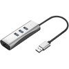 USB šakotuvas Value USB 3.2 Gen 1 į gigabito eterneto keitiklis + 3 prievadų USB šakotuvas