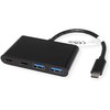 Value HUB USB vertė VERtė koncentratorius USB 3.2 Gen 2, 4x (2x A+ 2x C), C tipo prijungimo laidas