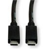 VALUE USB 3.2 Gen 2 Kabelis, C-C, ST/ST, 4K UHD-1, 10Gbit/s, Emark, 100W, wei, 1 m