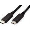 VALUE USB 3.2 Gen 2 Kabelis, C-C, ST/ST, 4K UHD-1, 10Gbit/s, Emark, 100W, wei, 1 m