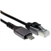 VALUE USB 3.2 Gen 2 Typ C zu Gigabit Ethernet Konverterkabel, juodas, 3 m