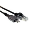 VALUE USB 3.2 Gen 2 Typ C zu Gigabit Ethernet Konverterkabel, juodas, 5 m