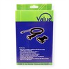 AV vertė VALUE Adapterio keitiklio kabelis USB – nuoseklus, C tipas – RS232, juodas, 1,8 m