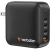 Verbatim Mini GaN Ladegert 165W 4 Port US/EU/UK ADP