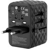 Verbatim kelioninis adapteris EU/UK/US GaN 2xUSB-A/2xUSB-C PD 65W UTA-05 juodas 32120