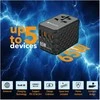 Verbatim kelioninis adapteris EU/UK/US GaN 2xUSB-A/2xUSB-C PD 65W UTA-05 juodas 32120