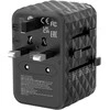 Verbatim kelioninis adapteris EU/UK/US GaN 2xUSB-A/2xUSB-C PD 65W UTA-05 juodas 32120