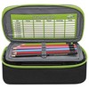 Wedo Wedo 24243011 penalas, minkštas penalas, poliesteris, juoda, žalia