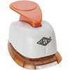 Equip WEDO Skylmušis didelės širdelės formos 2,4 x 2,0 cm žalia/auksinė