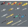 Wera Antgalių dėžutė 20H 20 vnt. TORX varžtams su šešiakampe galvute 20x25 mm Wera