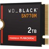 Western Digital M.2 2TB WD Juodas SN770M WDBDNH0020BBK-WRSN intern 2230 - PCIe 4.0 x4 (NVMe)