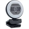 Internetinė kamera Terra Webcam Halo su pierścieniem LED (C1868pro) i prywatny suwak Full-HD, Auto Focus, Stereo Mic, Privacy Slider