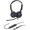 Ausinės Yealink UH42 Dual Teams USB-C/A Ausinių rinkinys su laidu su lankeliu ant galvos Połączenia/muzyka USB Type-C / USB Type-A Juodas