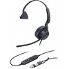 Yealink UH44 Mono Teams USB-C/A ausinės, Laidinės, 20–20 000 Hz, Biuras / Skambučių centras, 127 g, Ausinės, Juoda