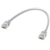 Tinklo Kabelis - Ubiquiti 0,15 m Cat6, Permatomas, Balta