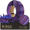 3D plastikas PLA blizgantis įvairiaspalvis (Galaxy rainbow Andromeda) 1kg refill pakuotė Rosa3D
