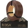 3D plastikas PLA ruda (chocolate ruda) 1.75mm 1kg refill pakuotė Rosa3D