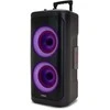 AIWA KBTUS-450 350W (40W RMS) nešiojama garso sistema su karaoke, šviesos efektais