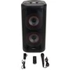 AIWA KBTUS-450 350W (40W RMS) nešiojama garso sistema su karaoke, šviesos efektais
