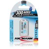 Akumuliatorius 6HR61 (E-Block, R22, 6R61, 6F22) 8.4V 300mAh Ni-Mh ANSMANN