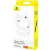 Baseus Ausinės su mikrofonu 1.1m (USB-C kištukas) Encok CZ17, baltos