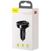 Baseus Automobilinis FM moduliatorius, įkroviklis su Bluetooth 12-24V 2xUSB 3.4A, juodas