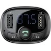 Baseus Automobilinis FM moduliatorius, įkroviklis su Bluetooth 12-24V 2xUSB 3.4A, juodas